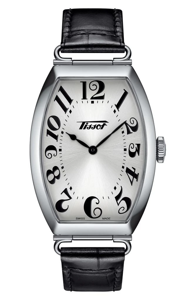 Tissot Heritage Porto Swiss Quartz Leather Strap Watch, 21mm 1