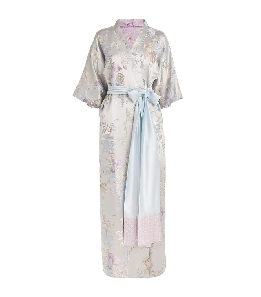 Daniel Hanson Silk Floral Kimono 1