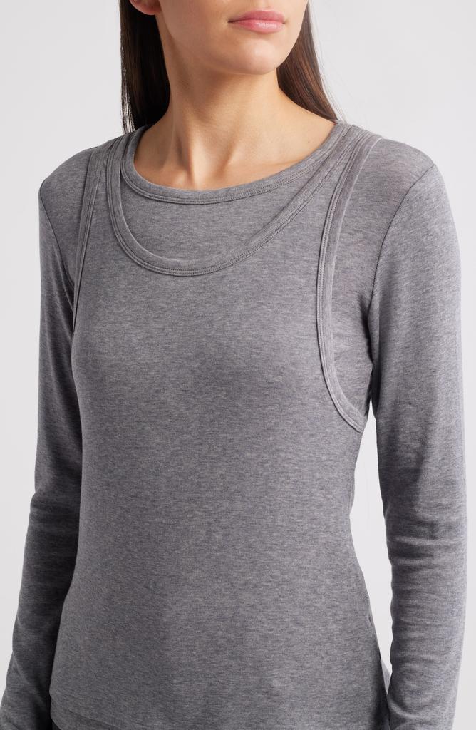 【STUDIOUS】 3 Layered Jersey Top 3 Layered Jersey Top(FREE OFF WHITE): STUDIOUS: WOMENS