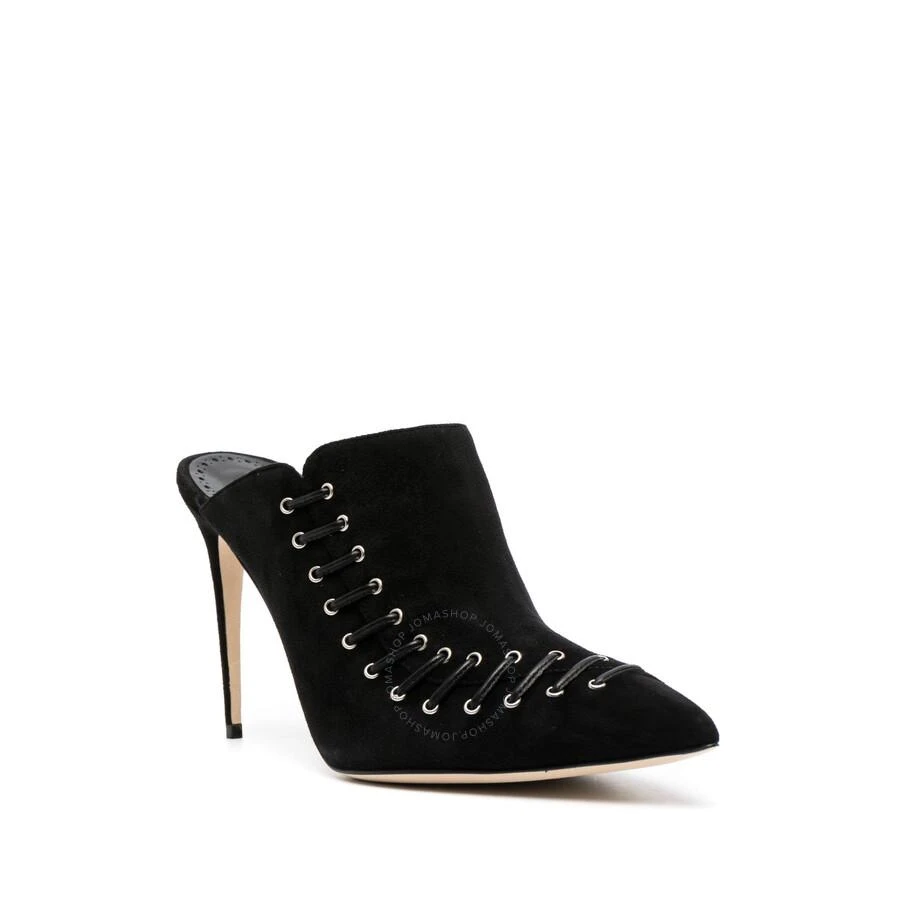 Manolo Blahnik Black Suede Dobre 105 Heeled Mules 2