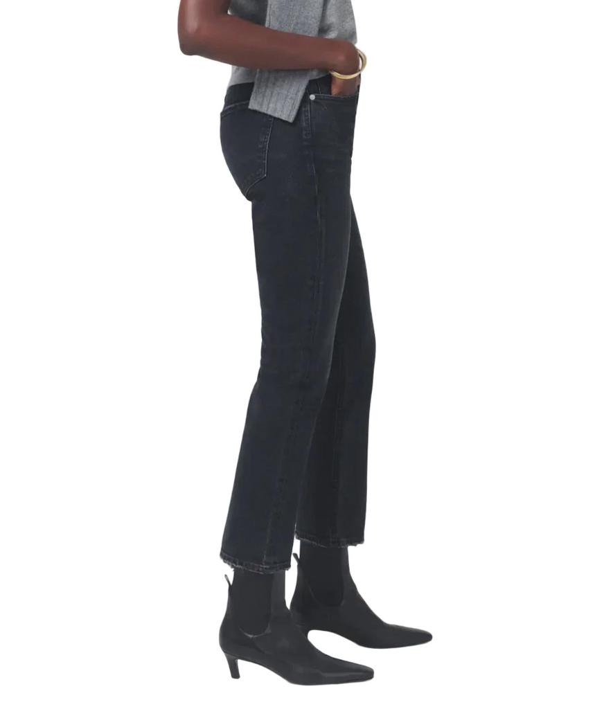 Citizens Of Humanity Isola Cropped Boot Jean In Stormy