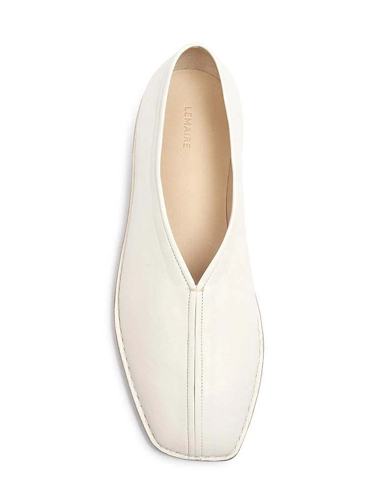 Lemaire Flat Piped Leather Slippers 5