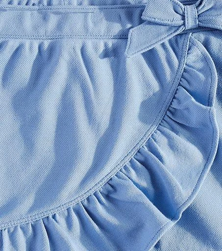 Ralph Lauren Bow-detail ruffled cotton skirt 3