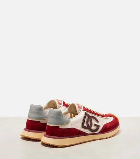 Dolce
Gabbana DG Cushion suede-trimmed sneakers 2