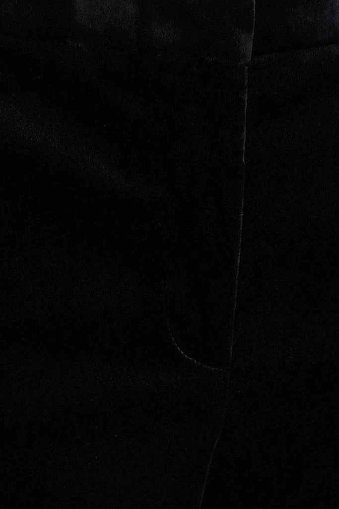 Theory Demitria stretch cotton-velvet flared pants 4