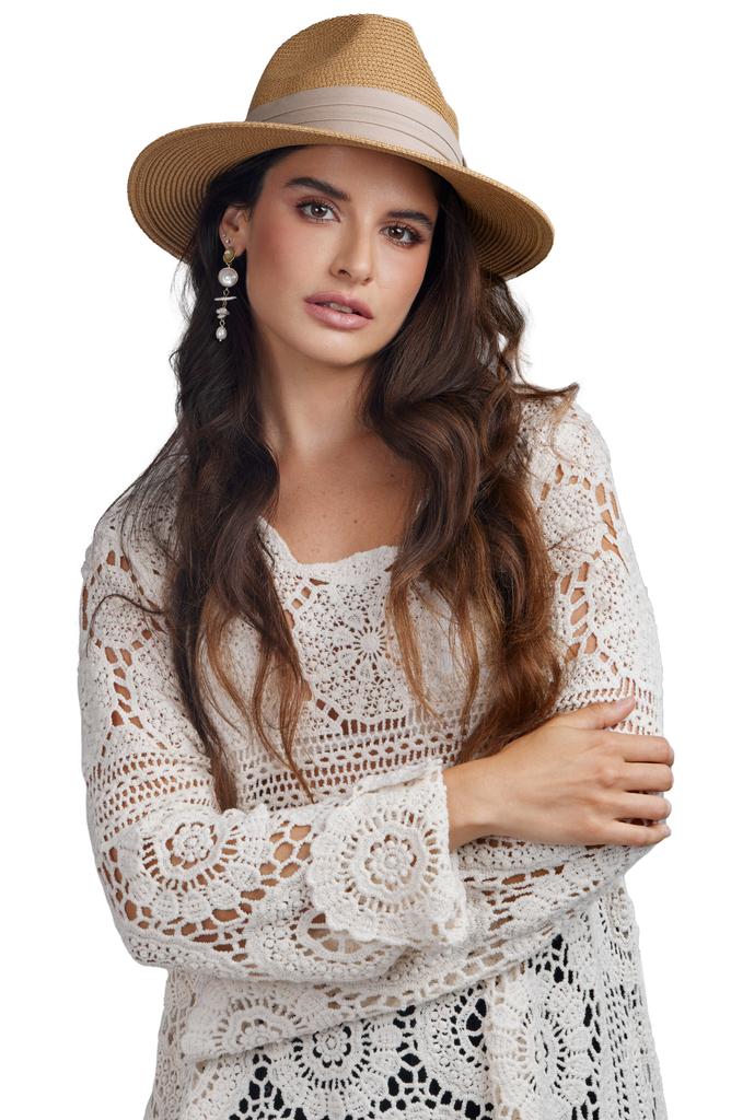 SAACHI Crocheted High-Low Cover-Up