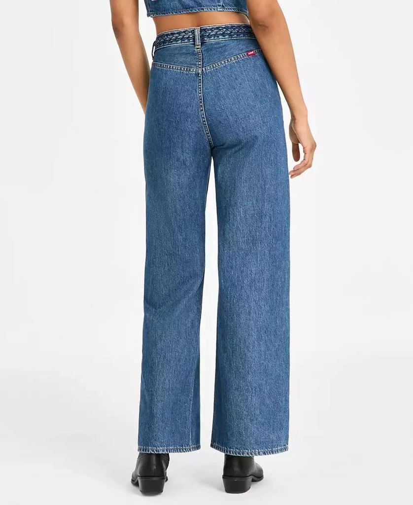 Levi's Premium Women's Ribcage Wide-Leg Braided Cotton Jeans 4