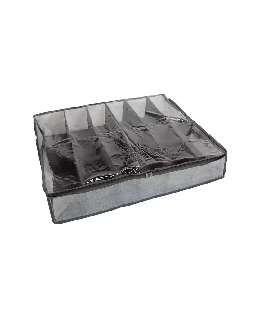 Simplify Under The Bed Shoe Storage Box, 12 Pair