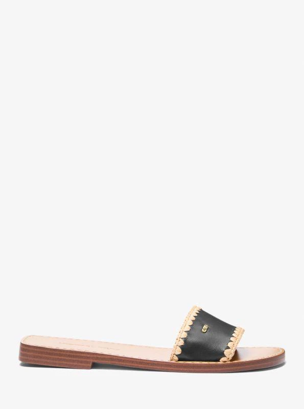 Michael Kors Drea Leather Slide Sandal 2