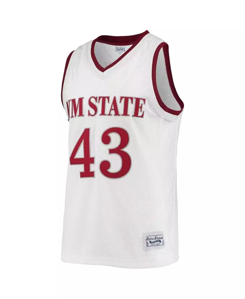 The Original Retro Brand Men's Pascal Siakam White New Mexico State Aggies Alumni Commemorative Replica Basketball Jersey 3