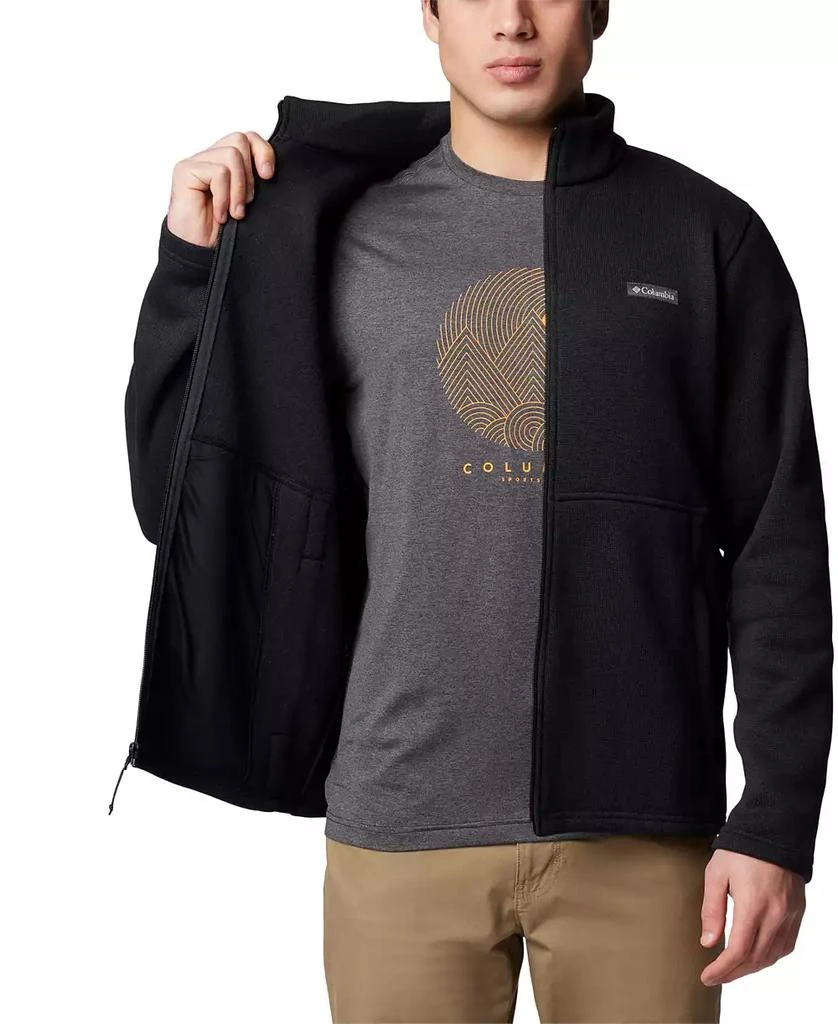Columbia Men's Alto Pass Textured Knit Sweater Fleece Zip-Front Jacket 5
