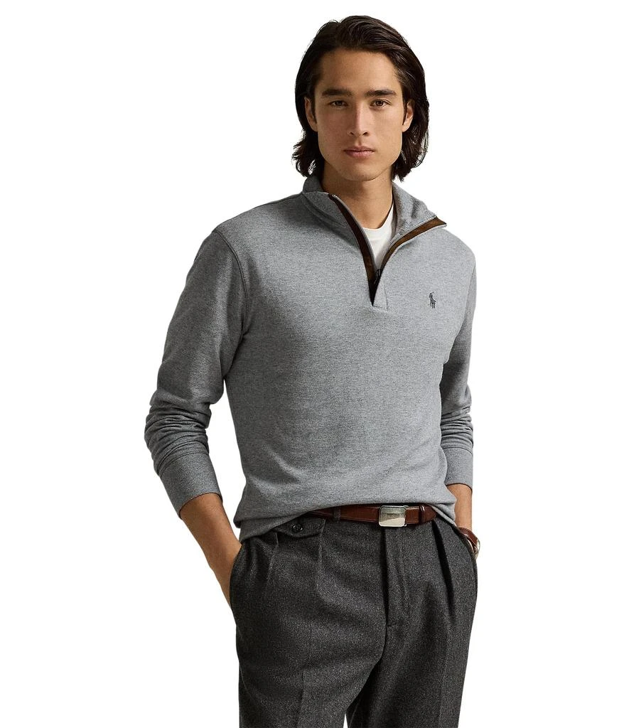 Polo Ralph Lauren Luxury Jersey Quarter-Zip Pullover 1