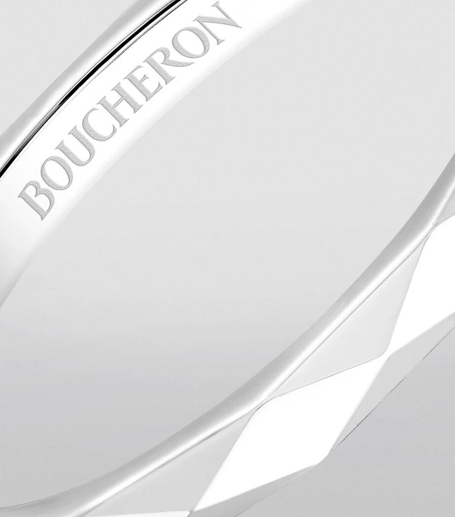 Boucheron Platinum Facette Wedding Ring 3