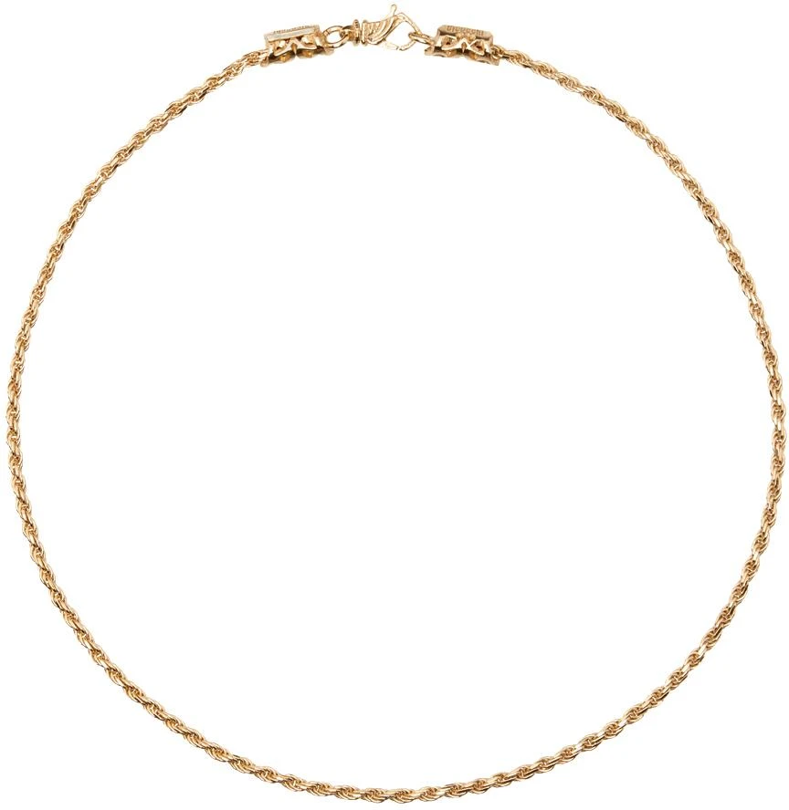 Emanuele Bicocchi Gold Essential Rope Chain Necklace 1