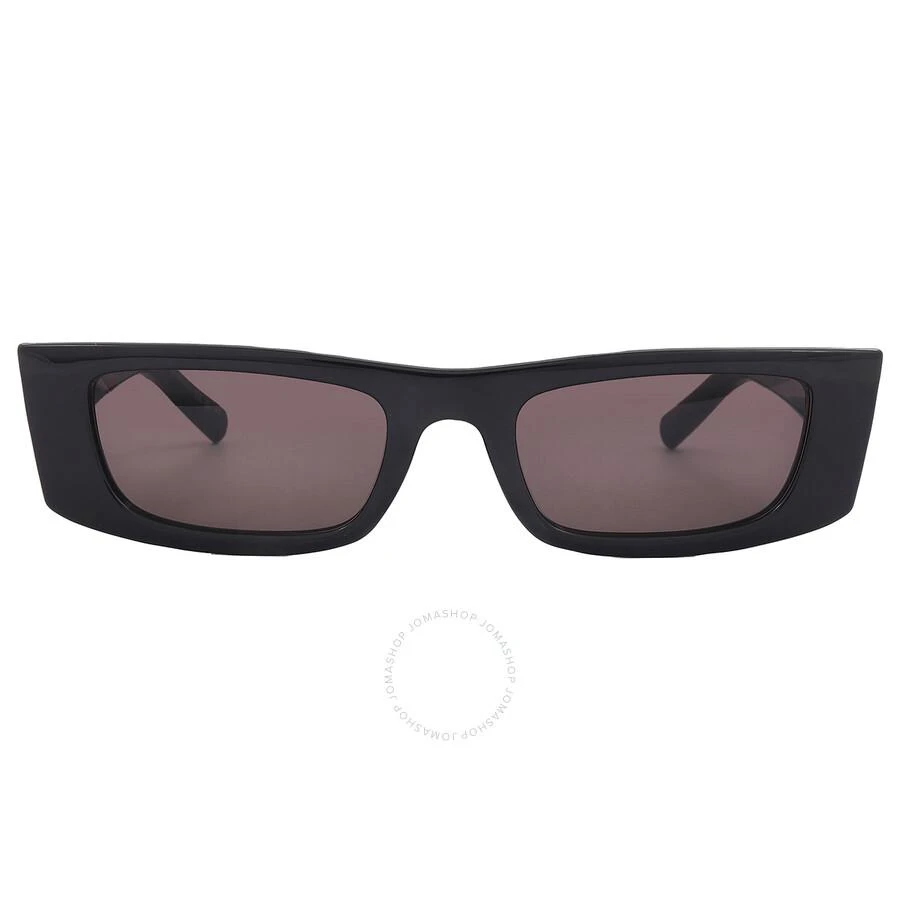 Yves Saint Laurent Black Rectangular Unisex Sunglasses SL 553S 001 52 1