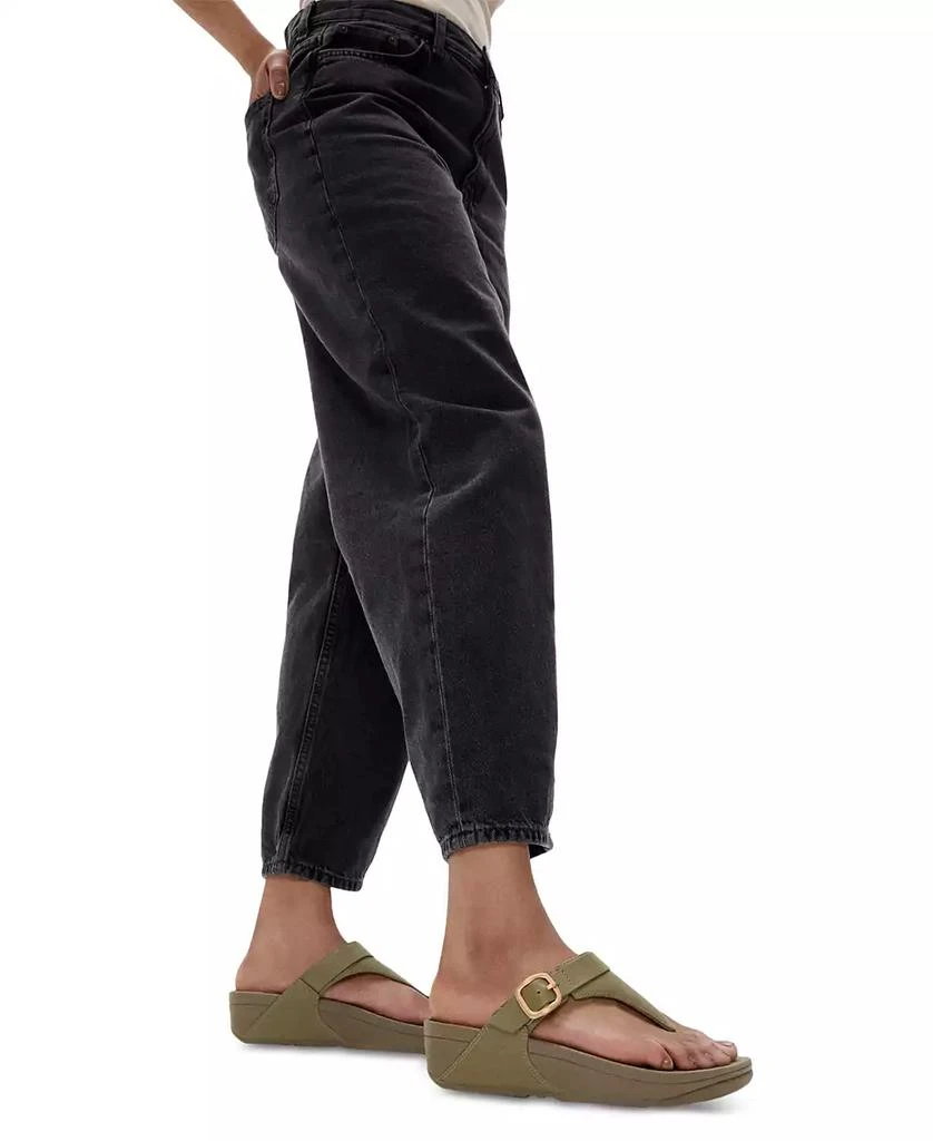 FitFlop Women's Lulu Adjustable Leather Toe-Post Sandals 5