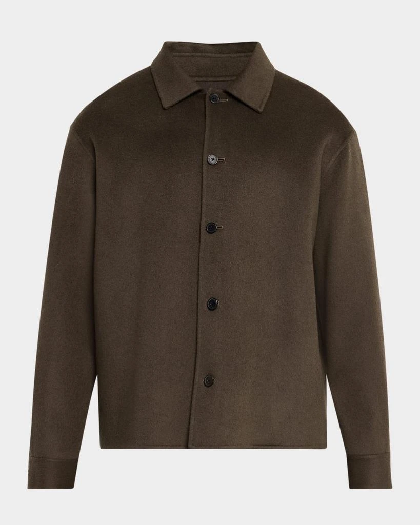 FRAME Men's Double-Face Wool Overshirt 1