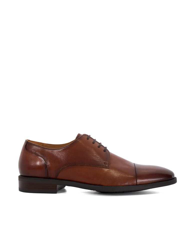 DUNE London Dune London Wide fit suffix in dark tan