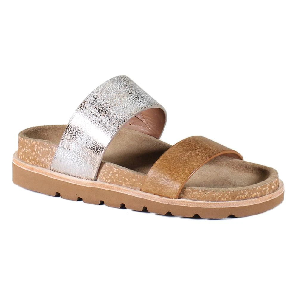 Diba True Baja Country Metallic Slide Sandals 2