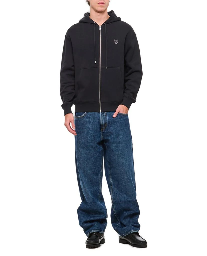 Maison Kitsune Maison Kitsuné Zip-Up Drawstring Hoodie 3