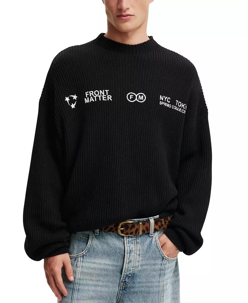 Cotton On Men's Relaxed Crew Knit Sweater