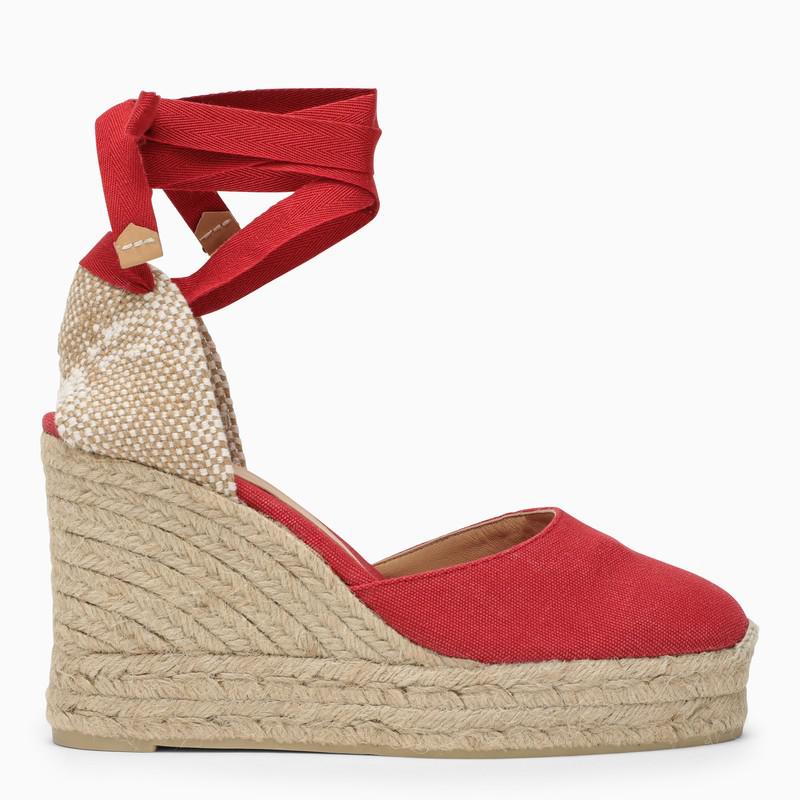 Castañer Red Carina 8ED/001 espadrilles