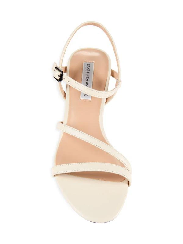Saks Fifth Avenue Rue Leather Strap Sandals 5
