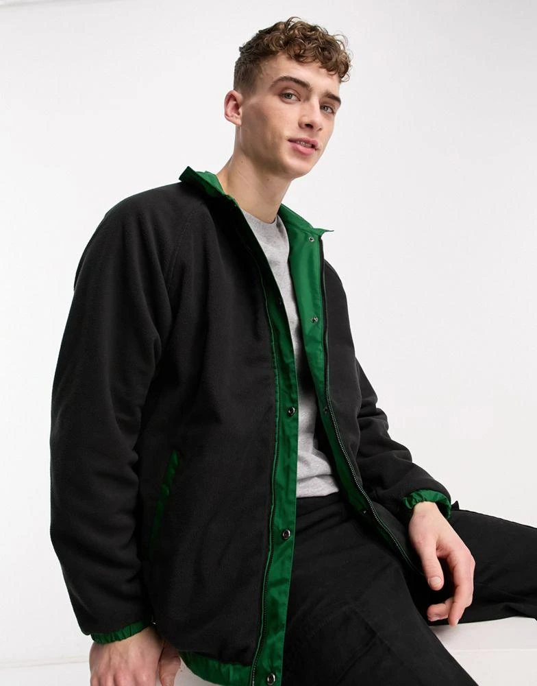 Vans Vans reversible torrey jacket in green and black 4