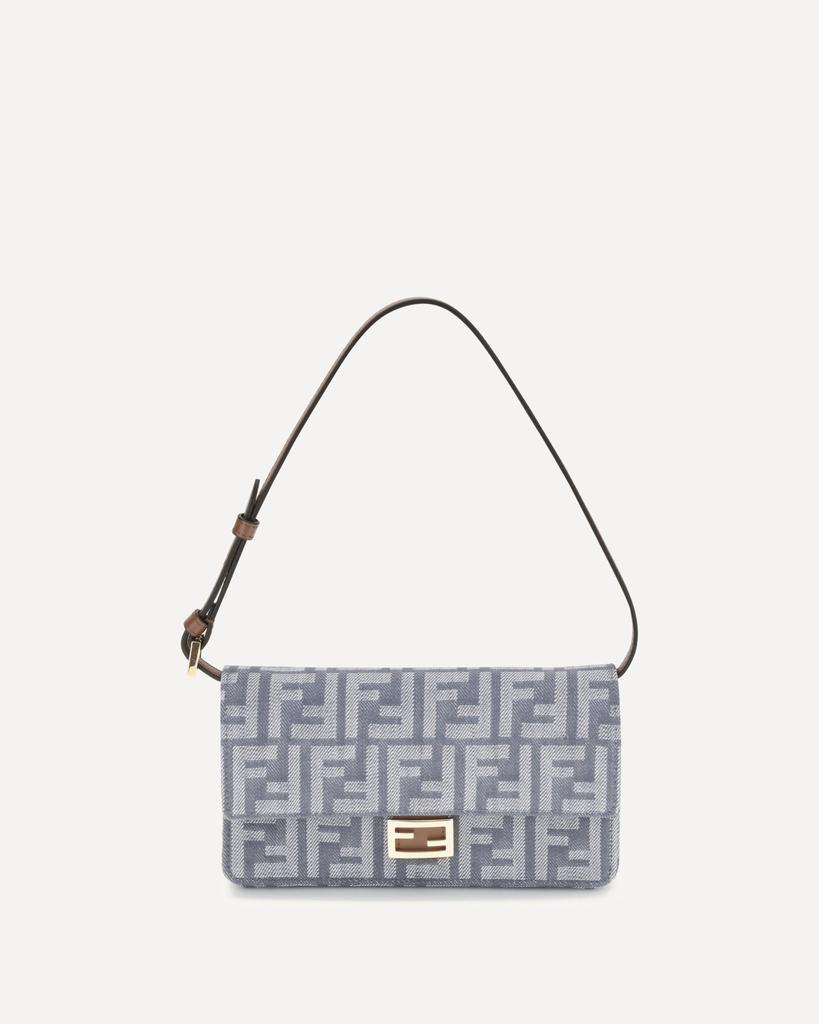 Fendi FF denim Clutch Bag