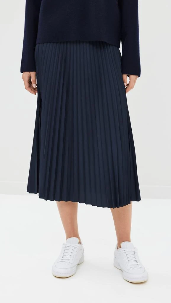 Tibi Nylon Pleating Sunray Pullon Skirt 2