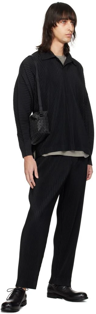 Issey Miyake Black Saddle Bag 4