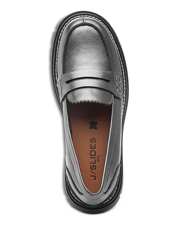J/Slides Women's Tyler Platform Loafers 3