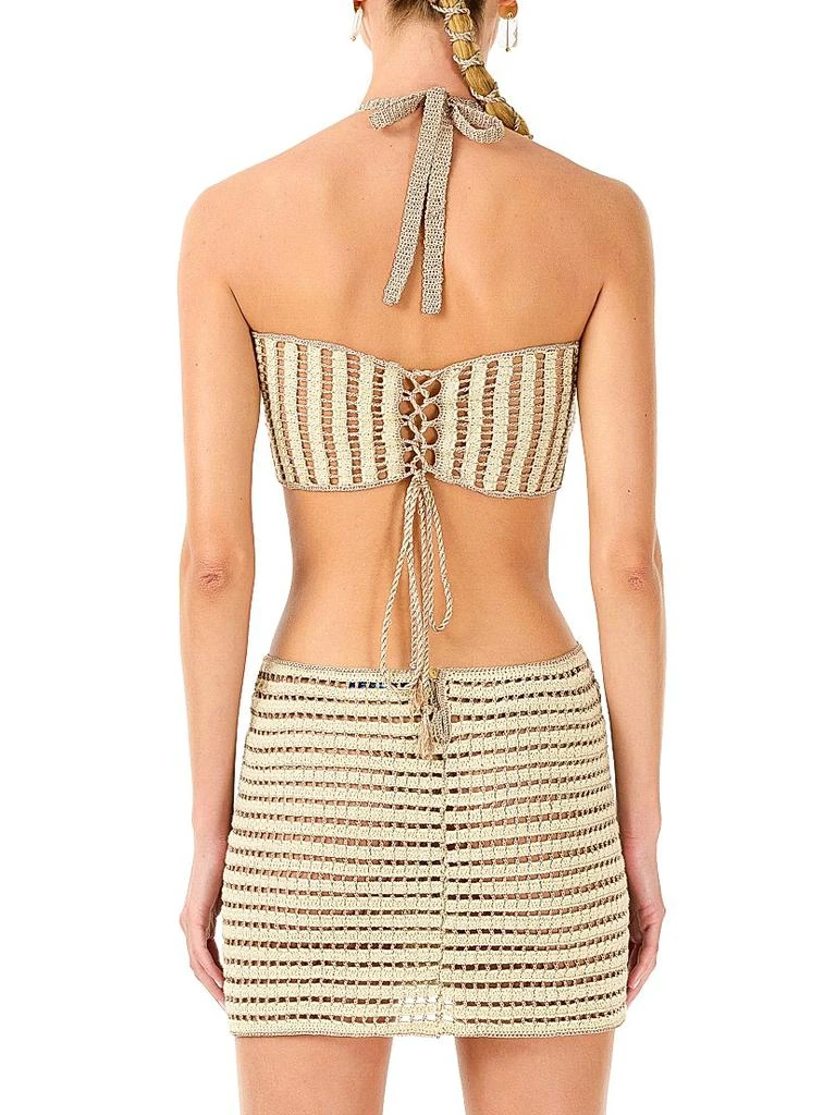 My Beachy Side Crocheted Cut-Out Minidress 4