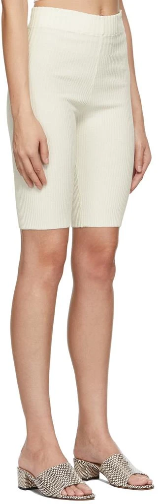 ANDREĀDAMO White Knit Shorts 2