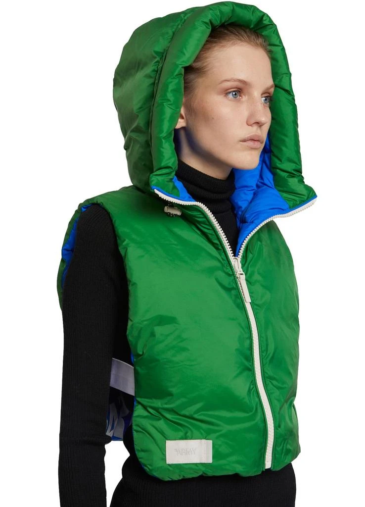 YVES SALOMON Bi-color puffer jacket bib 2