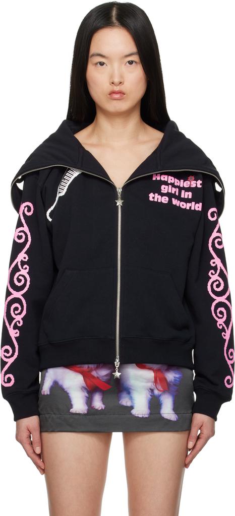 Ashley Williams Pink 'I Heart Me' Hoodie XS - Hoodies