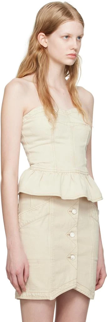 Isabel Marant Beige Solizinia Denim Camisole 2