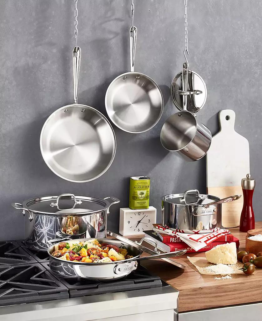 All-Clad D3 Stainless Steel Cookware Set, 10 Piece