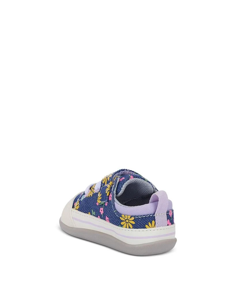 See Kai Run Girls' Stevie Mini Floral Denim Sneakers - Toddler, Little Kid 2