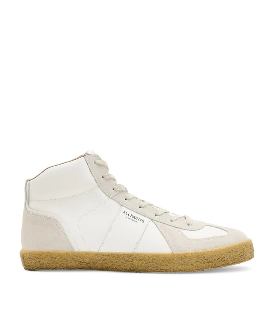 ALL SAINTS Leather Jaimee High-Top Sneakers 1