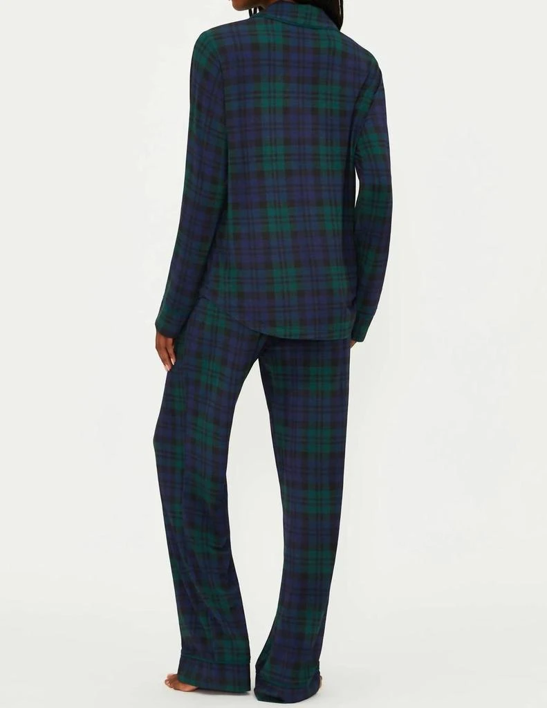 Beach Riot Livy Top 
Connie Pant Set In Wintergreen Plaid 2