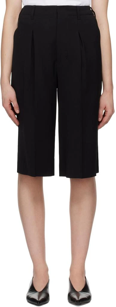 AMI Paris Black Bermuda Shorts 1