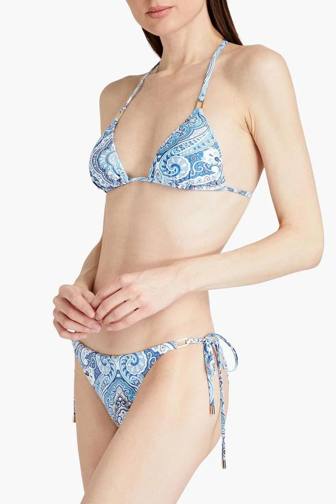 MELISSA ODABASH Cancun paisley-print low-rise bikini briefs 2