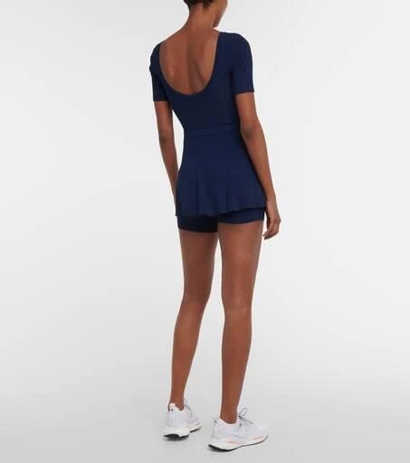 Live The Process Zena ribbed-knit tennis minidress 3