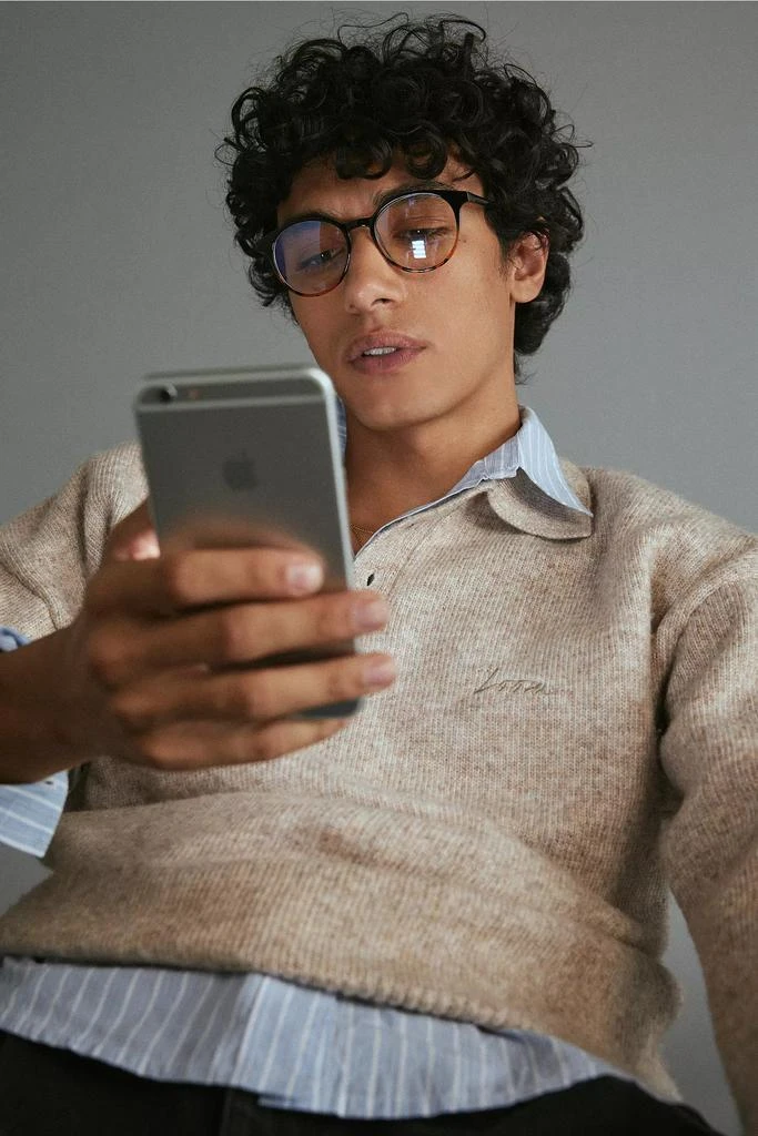 Urban Outfitters Monitor Round Blue Light Glasses 1