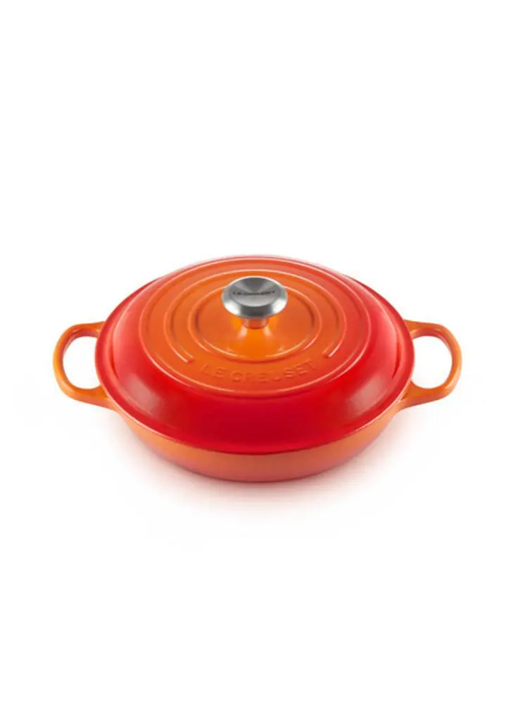 Le Creuset Signature cast iron shallow casserole 26cm 2.2l 9