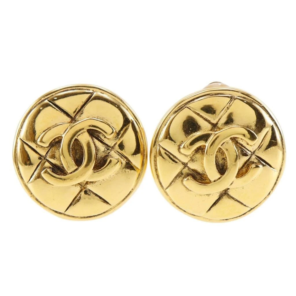 Chanel Plating Clip Earrings (Pre-Owned)