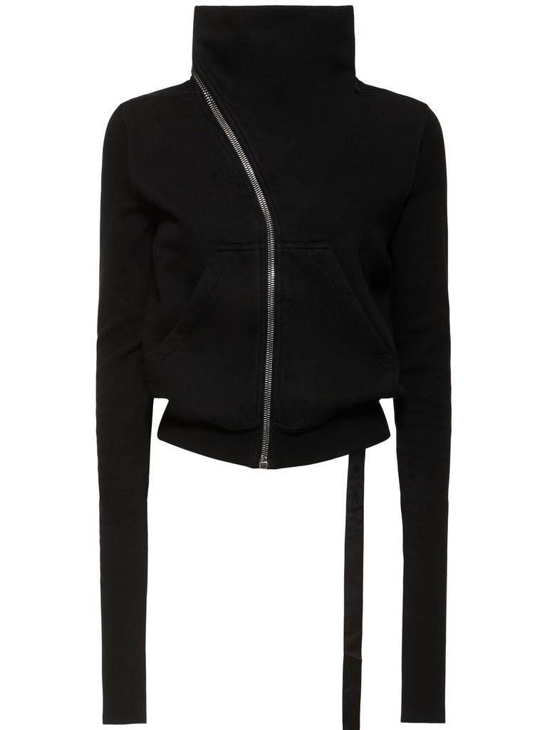 Rick Owens Mountain Jersey Turtleneck Sweatshirt