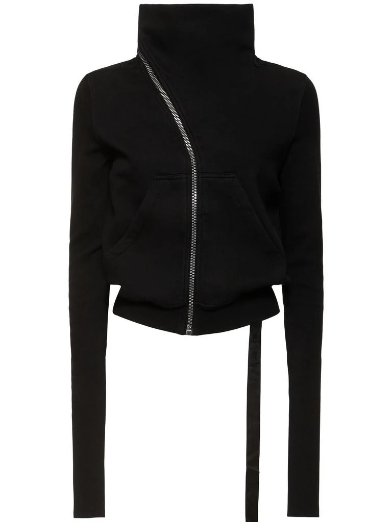 RICK OWENS DRKSHDW Mountain Jersey Turtleneck Sweatshirt 1