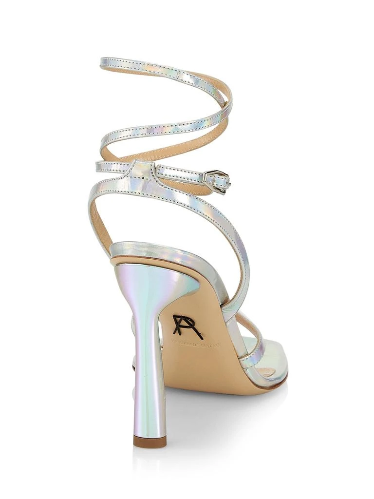 Paul Andrew Metallic Patent Leather Sandals 3